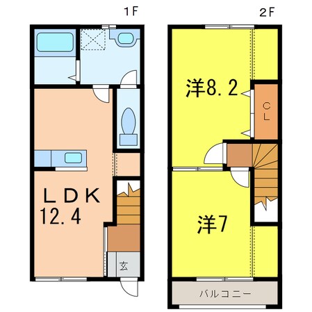 Ｍ.リアンの物件間取画像